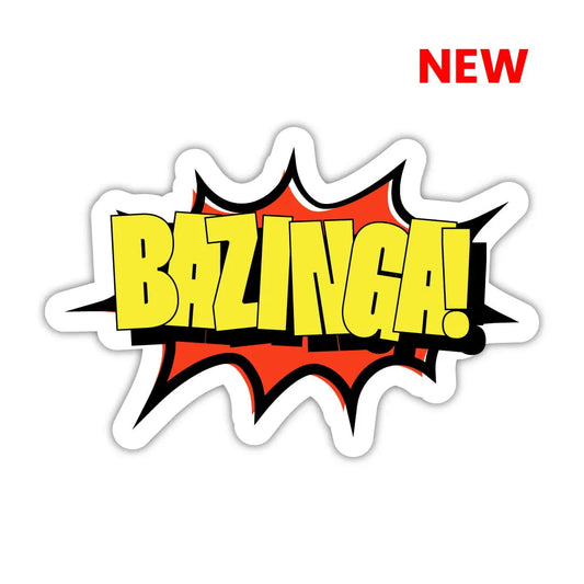 Bazinga Pop Art Laptop Stickers