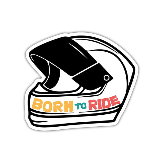 Born To Ride Bike Sticker