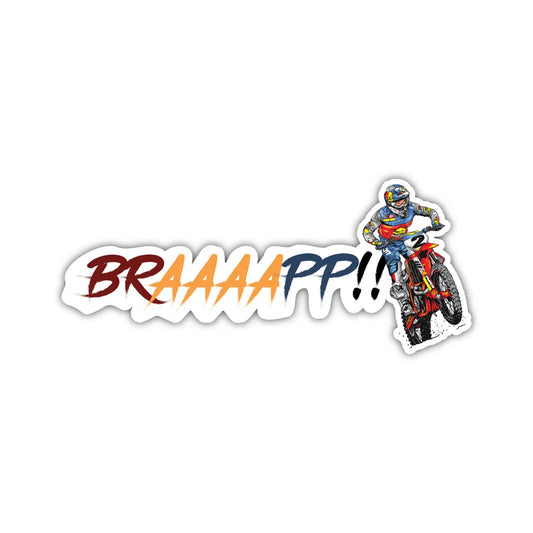 Braap Dirt Bike - Bike Sticker