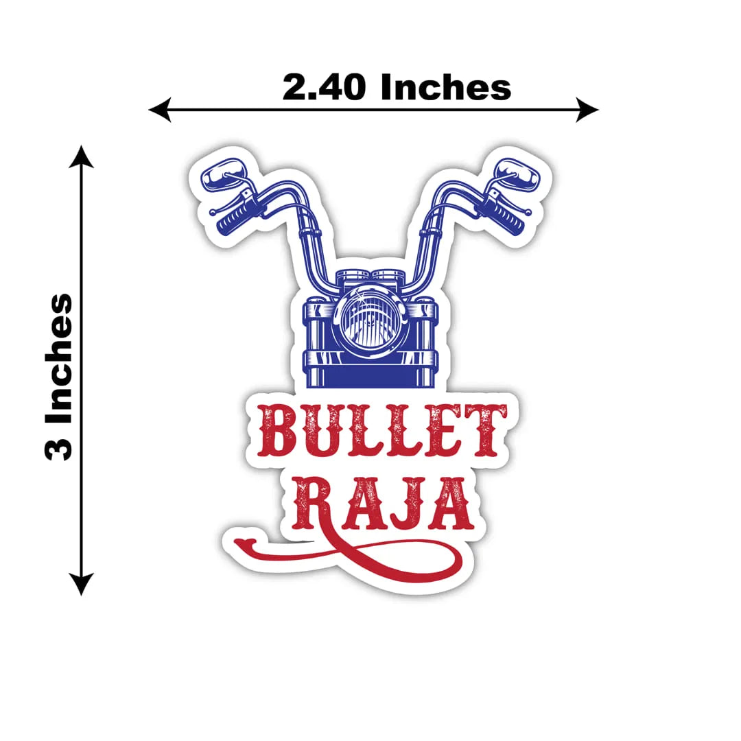 Bullet Raja Bike Sticker