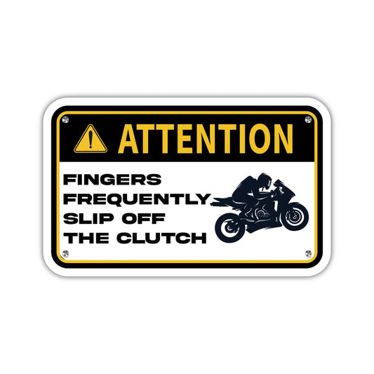 Fingers Frequently Slip Bike Sticker