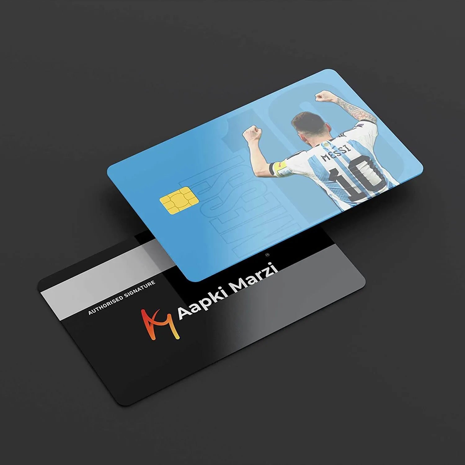 Messi credit card skins