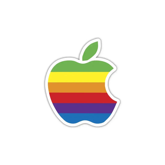 Old Apple Logo Laptop Stickers