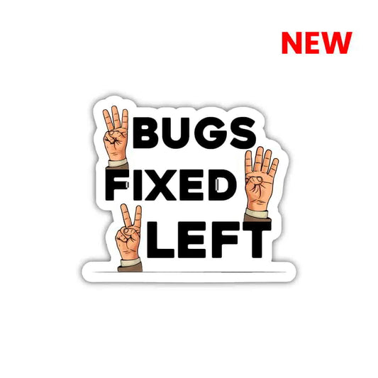 3 Bugs Laptop Sticker