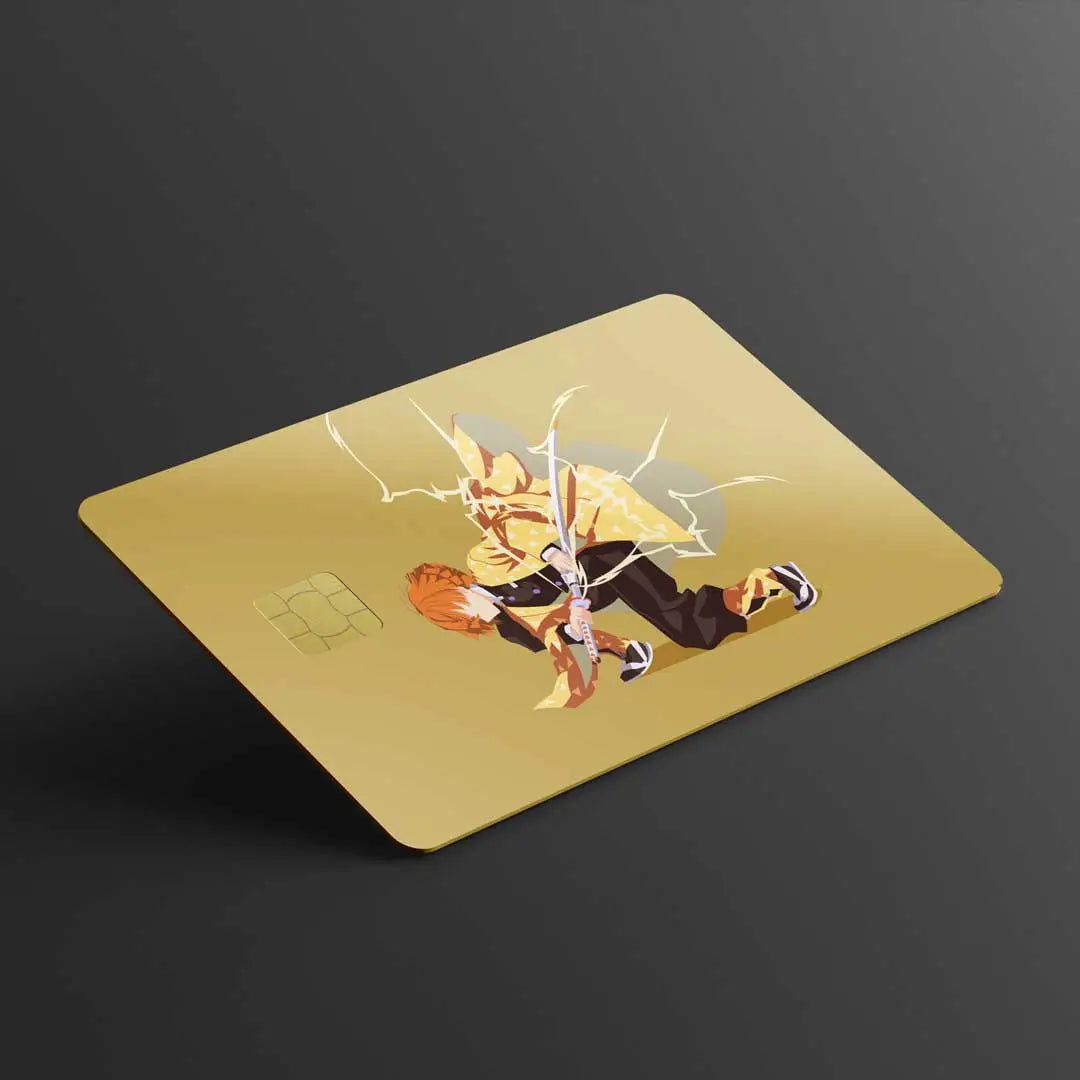 Zenitsu Agatsuma - Demons Slayer Credit Card Skins