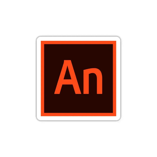 Adobe Animate Laptop Sticker