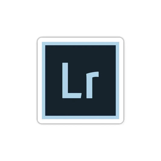 Adobe Lightroom Laptop Sticker