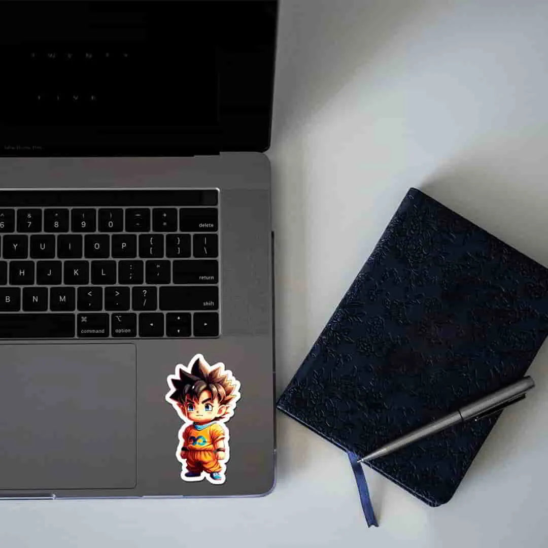 Adorable Goku Baby | Dragon Ball Laptop Sticker