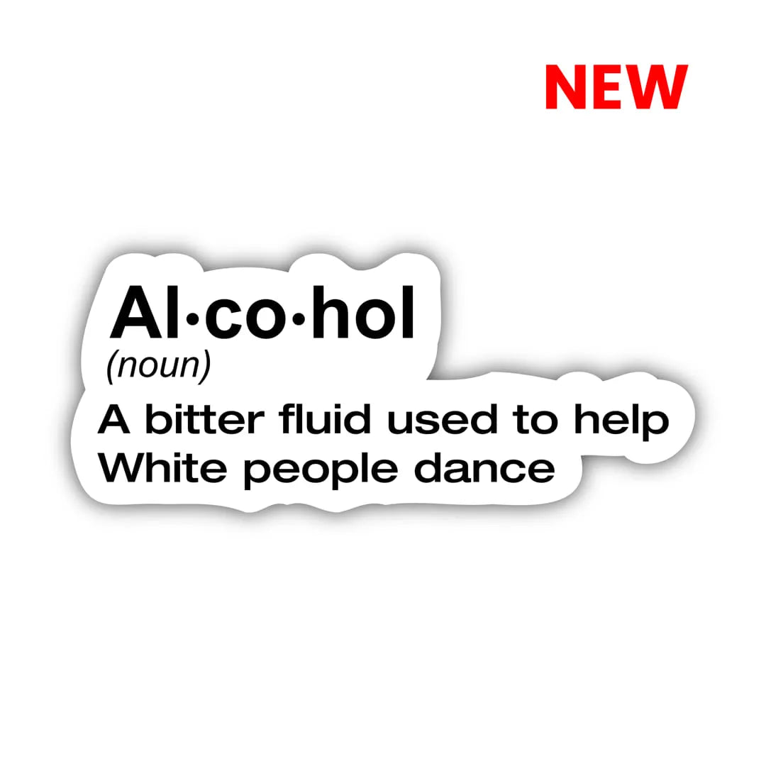 Alcoholic Definition Laptop Sticker