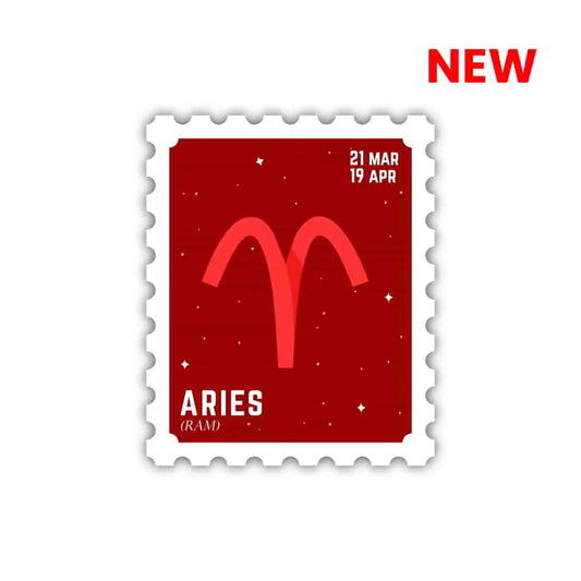 Aries Zodiac Signs Laptop Stickers