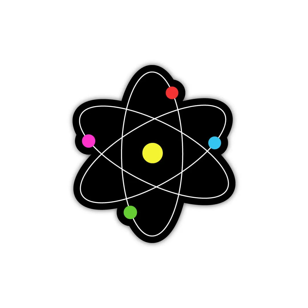 Atom Big Bang Theory Jam Laptop Stickers