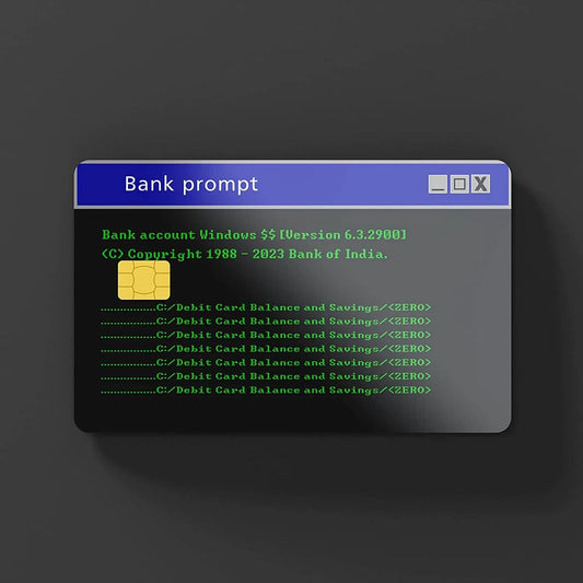 Bank Prompt credit card skins