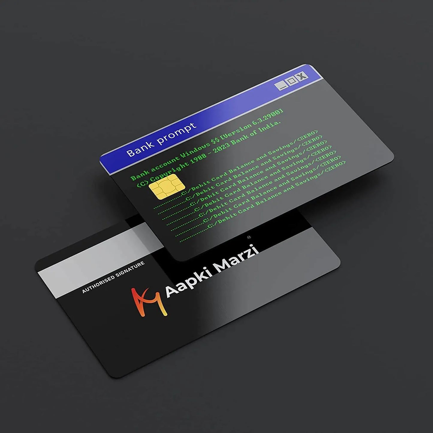 Bank Prompt credit card skins