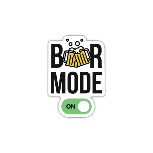 Beer Mode On Laptop Sticker