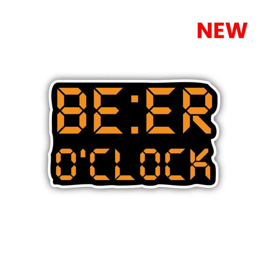 Beer O' Clock Laptop Sticker