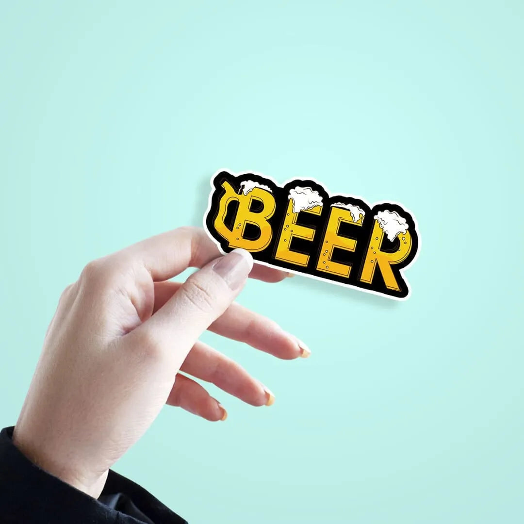 Beer Laptop Sticker