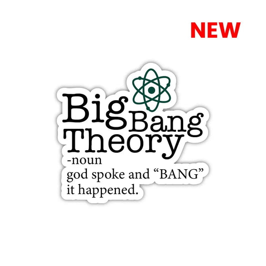 Big Bang Theory Meaning Laptop Sticker