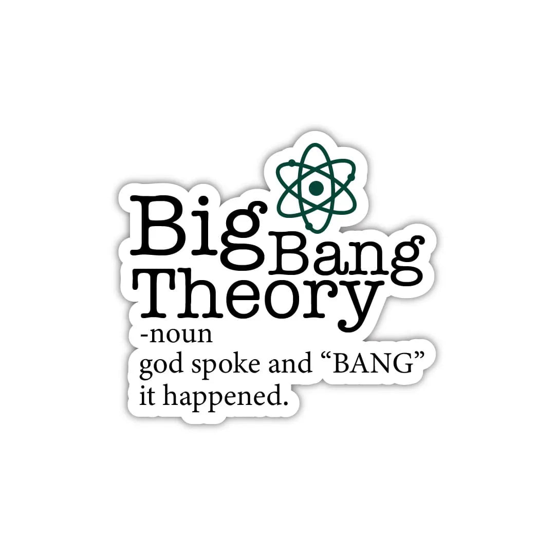 Big Bang Theory Meaning Laptop Sticker