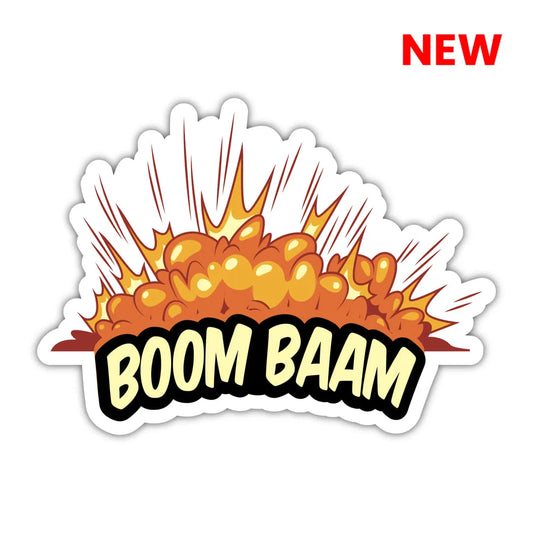 Boom Baam Laptop Sticker