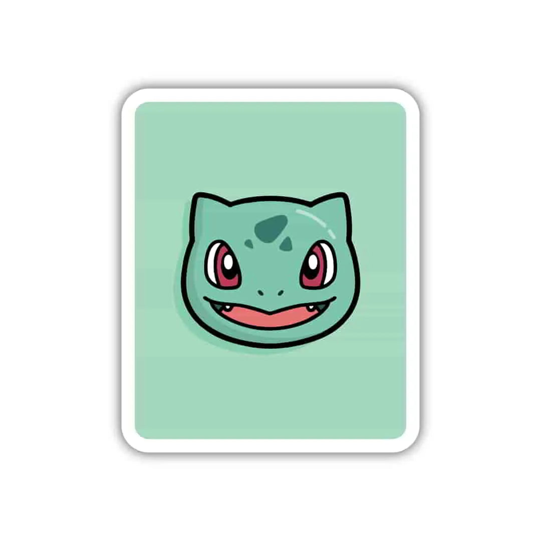 Bulbasaur Pokémon Laptop Sticker