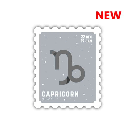Capricorn Zodiac Signs Laptop Sticker