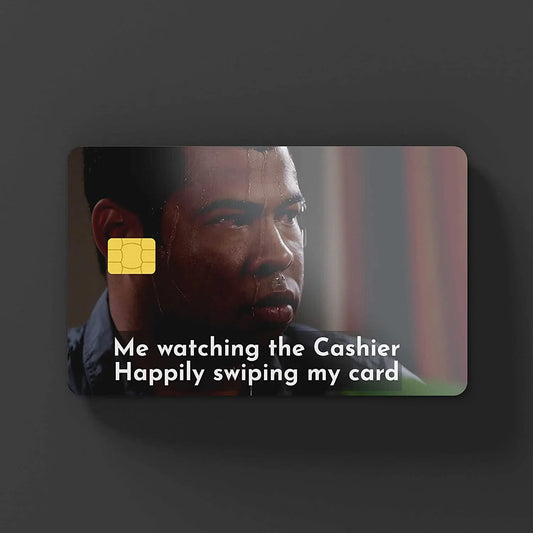 Cashier Swiping My Card credit card skins