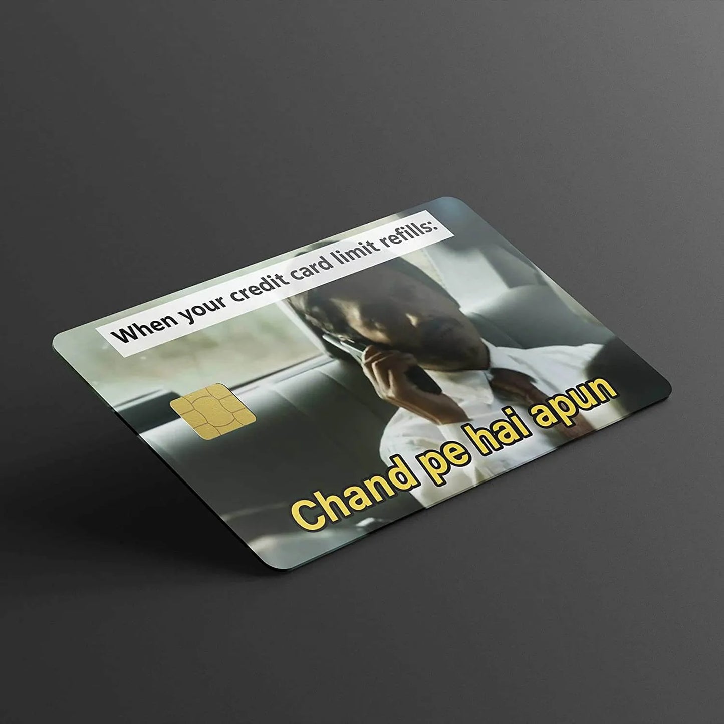 Chand Pe hai Apun credit card skins