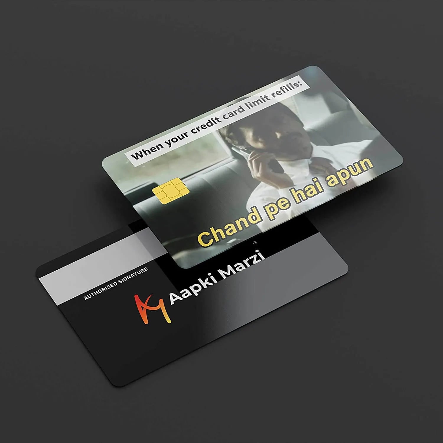 Chand Pe hai Apun credit card skins