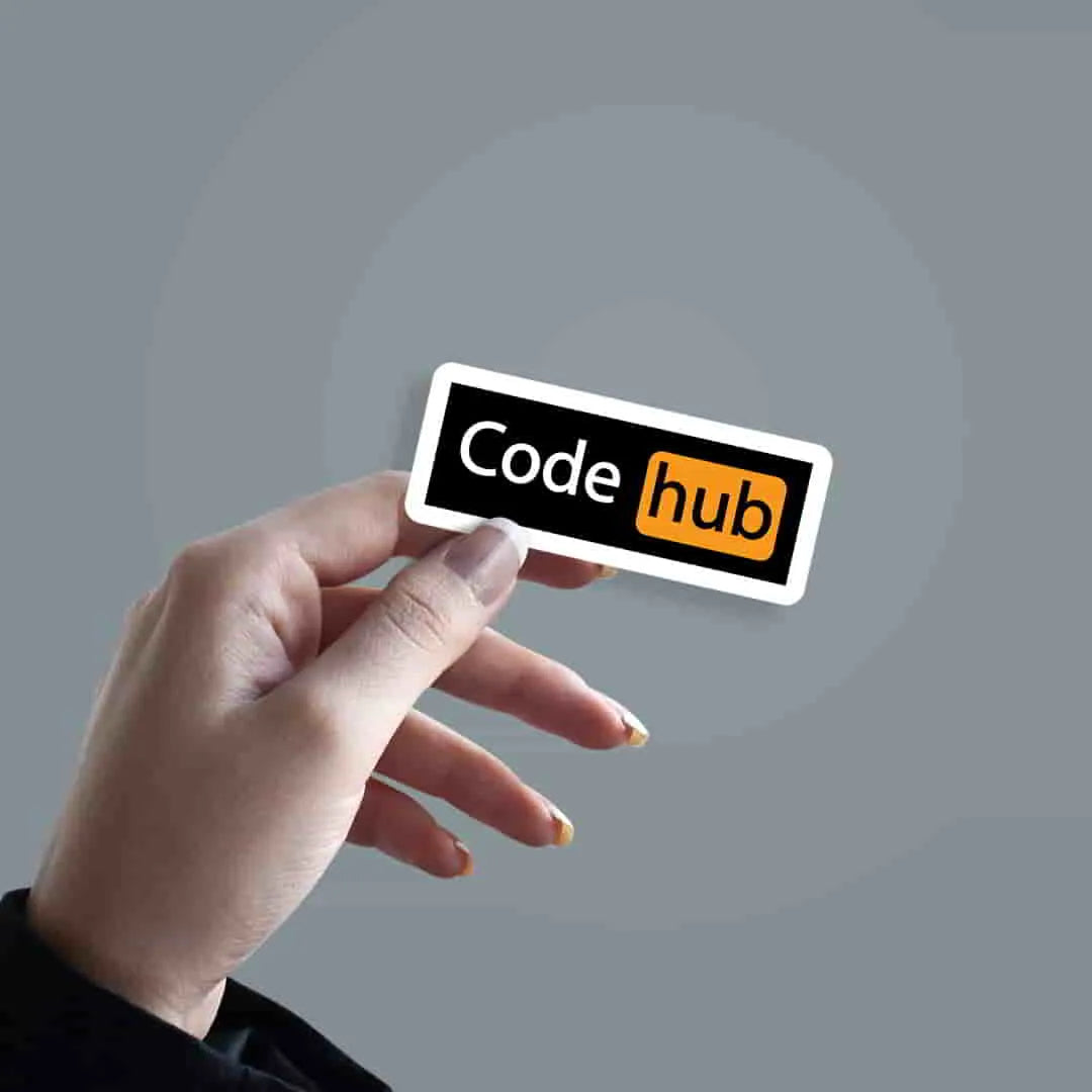 Code Hub Laptop Sticker