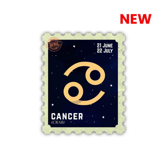 Cosmic Cancer Zodiac Signs Laptop Sticker