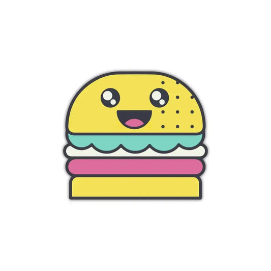 Cute Burger Laptop Sticker