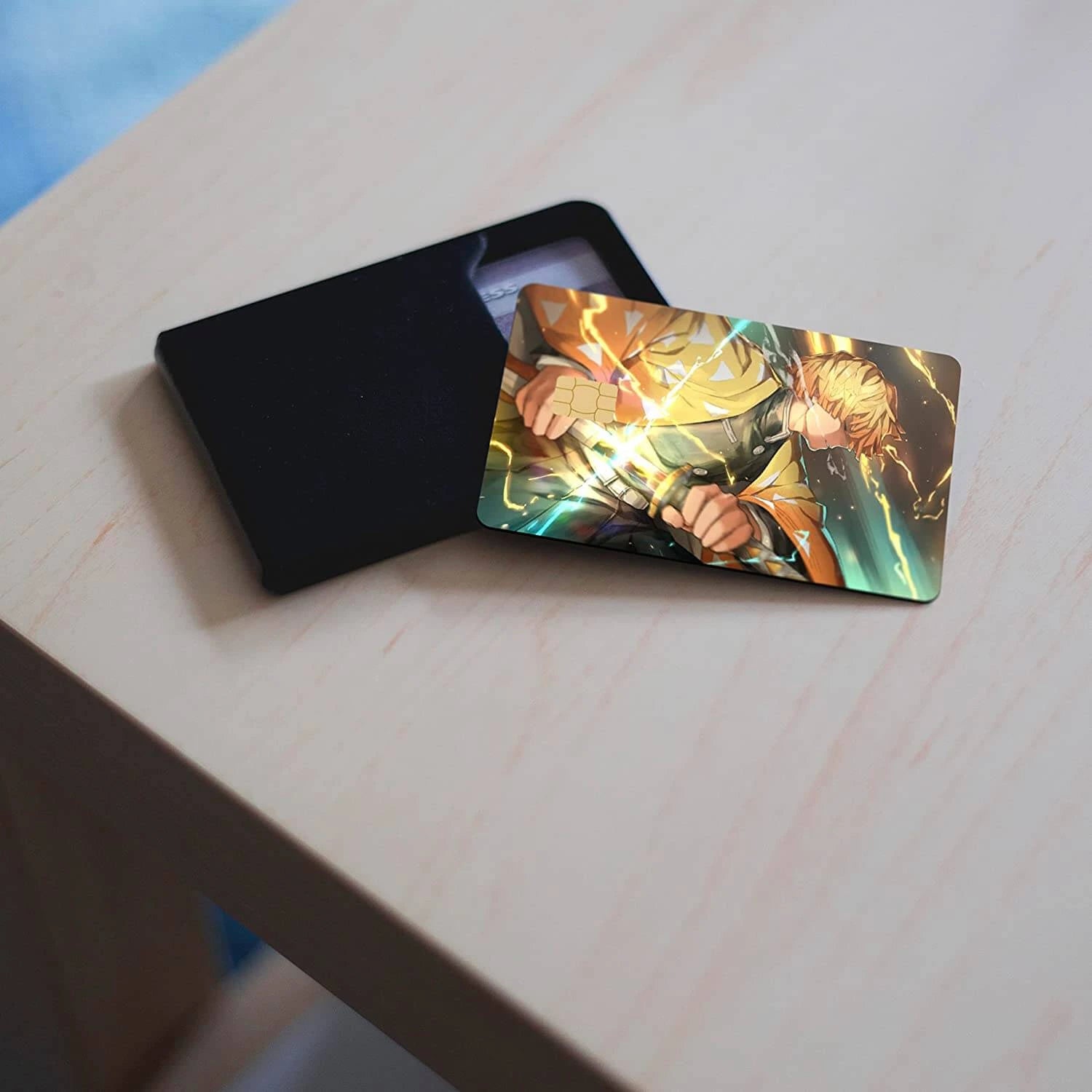 Demons Slayer Zenitsu Agatsuma credit card skins