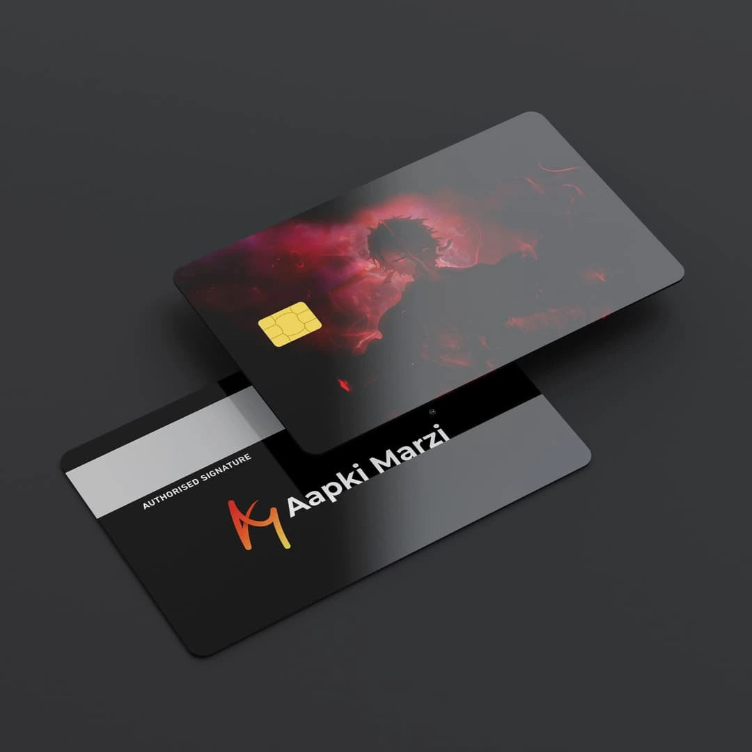 Demons Slayer credit card skins