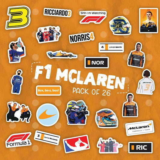 F1 McLaren Laptop Stickers
