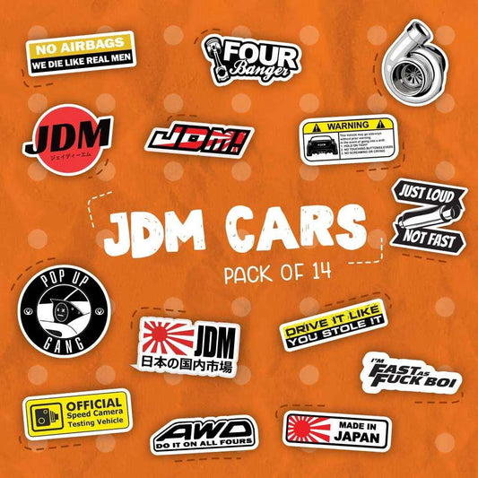 JDM Cars Laptop Stickers