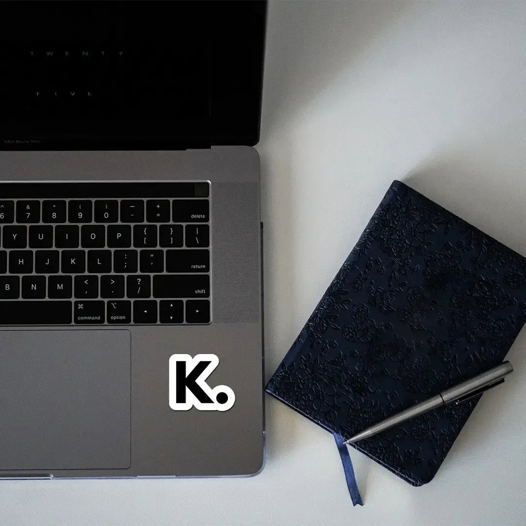 K. Laptop Sticker