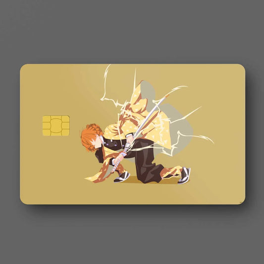Zenitsu Agatsuma - Demons Slayer Credit Card Skins