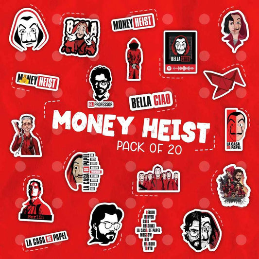 Money Heist Laptop Stickers