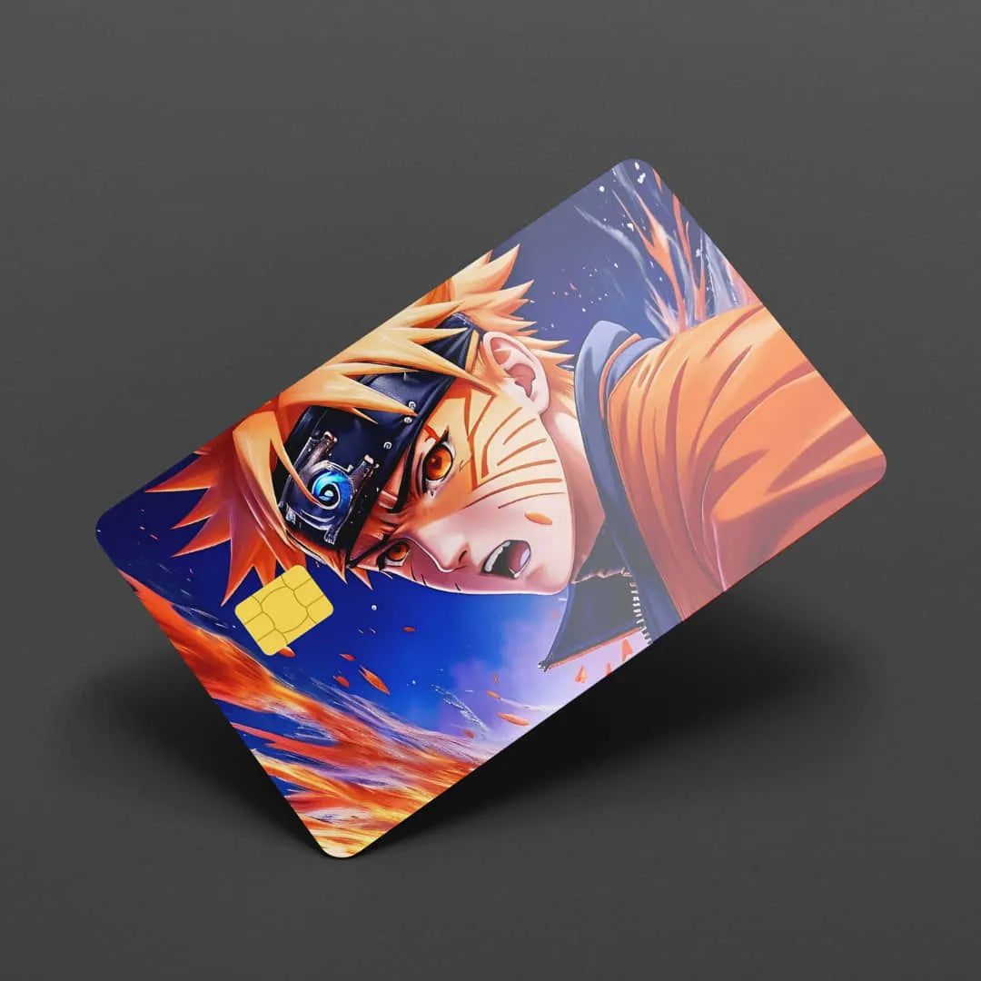 Naruto Uzumaki Anime credit card skins