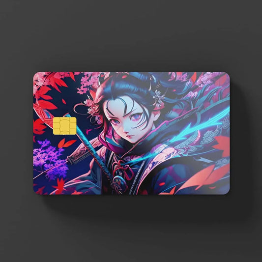 Nezuko Demons Slayer credit card skins