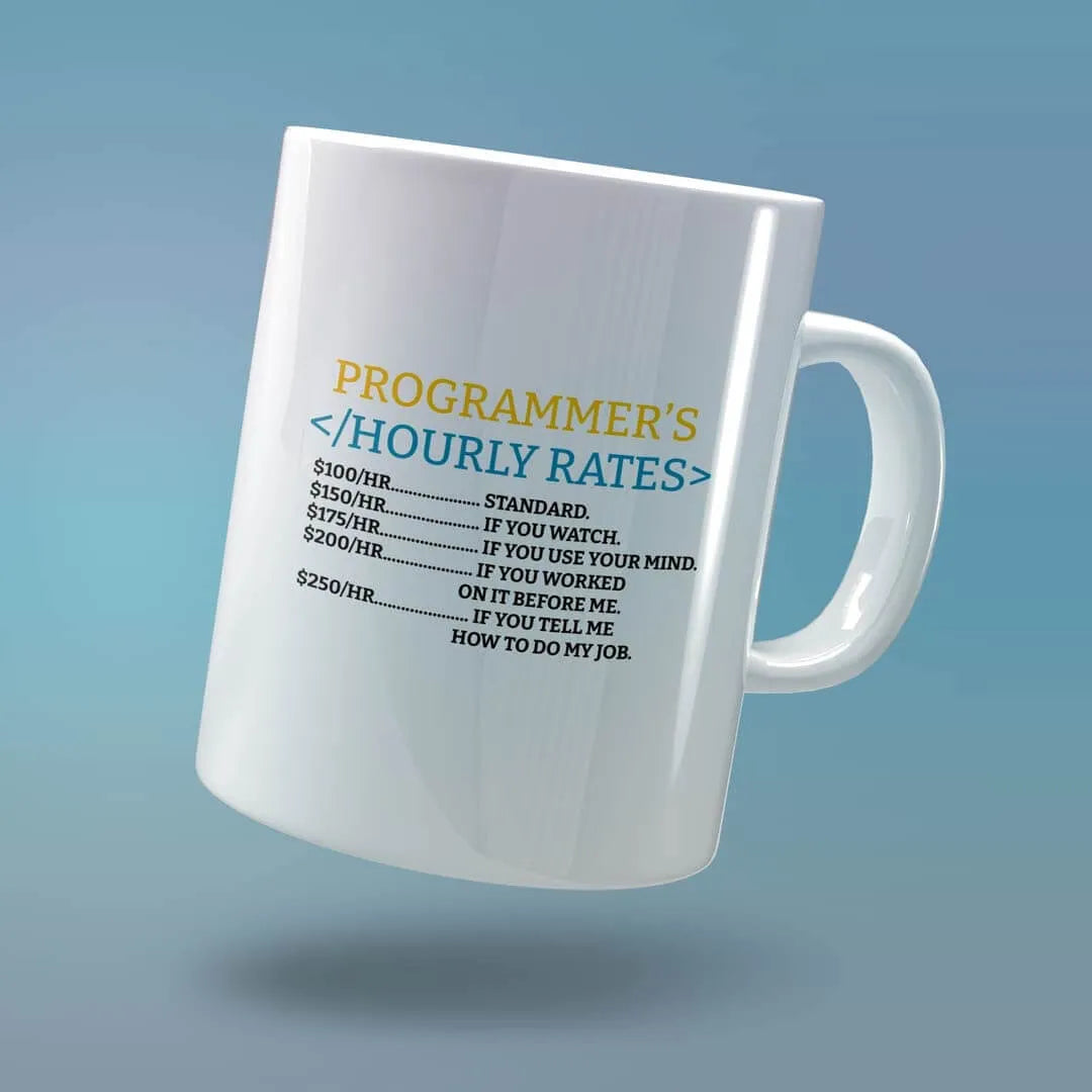 Programmer's Hourly Rate Mug