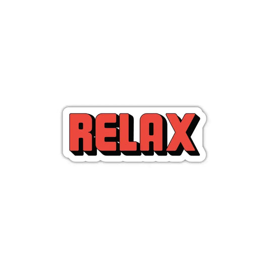 Relax Laptop Sticker