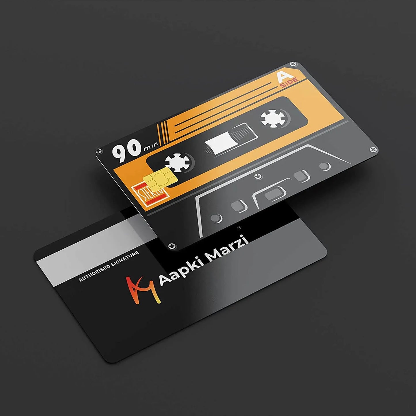 Retro Radio Tape credit card skins