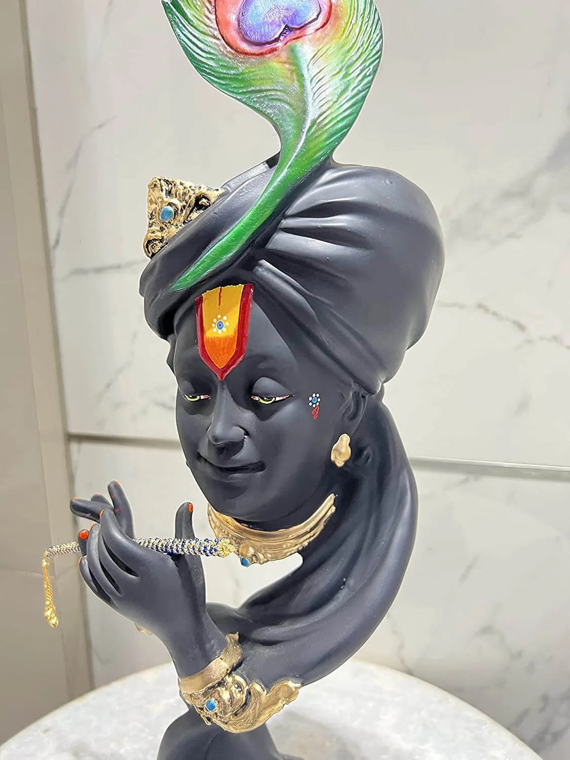 Shri Krishna Murti - Charcoal Black