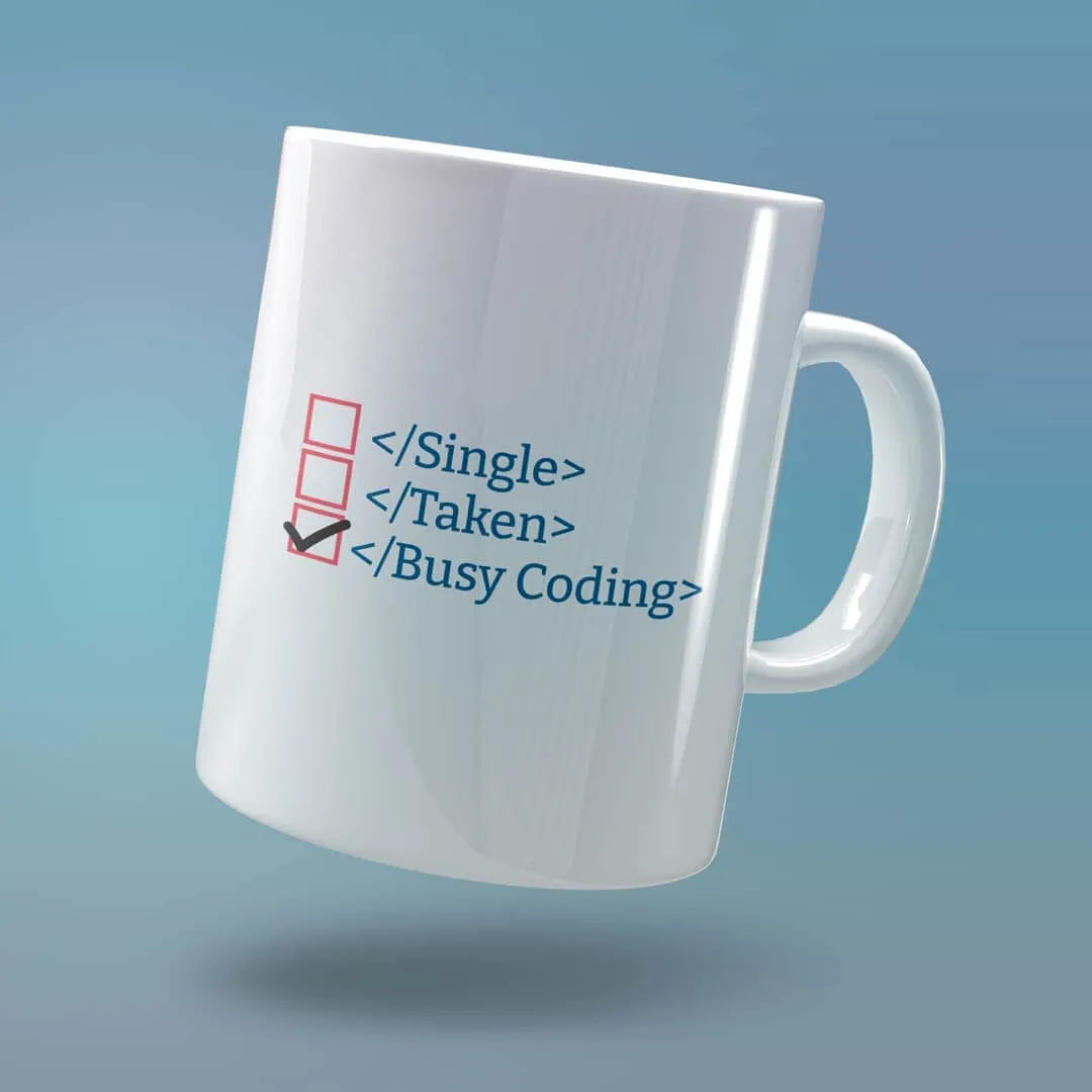 Single Taken Busy Coding Mug