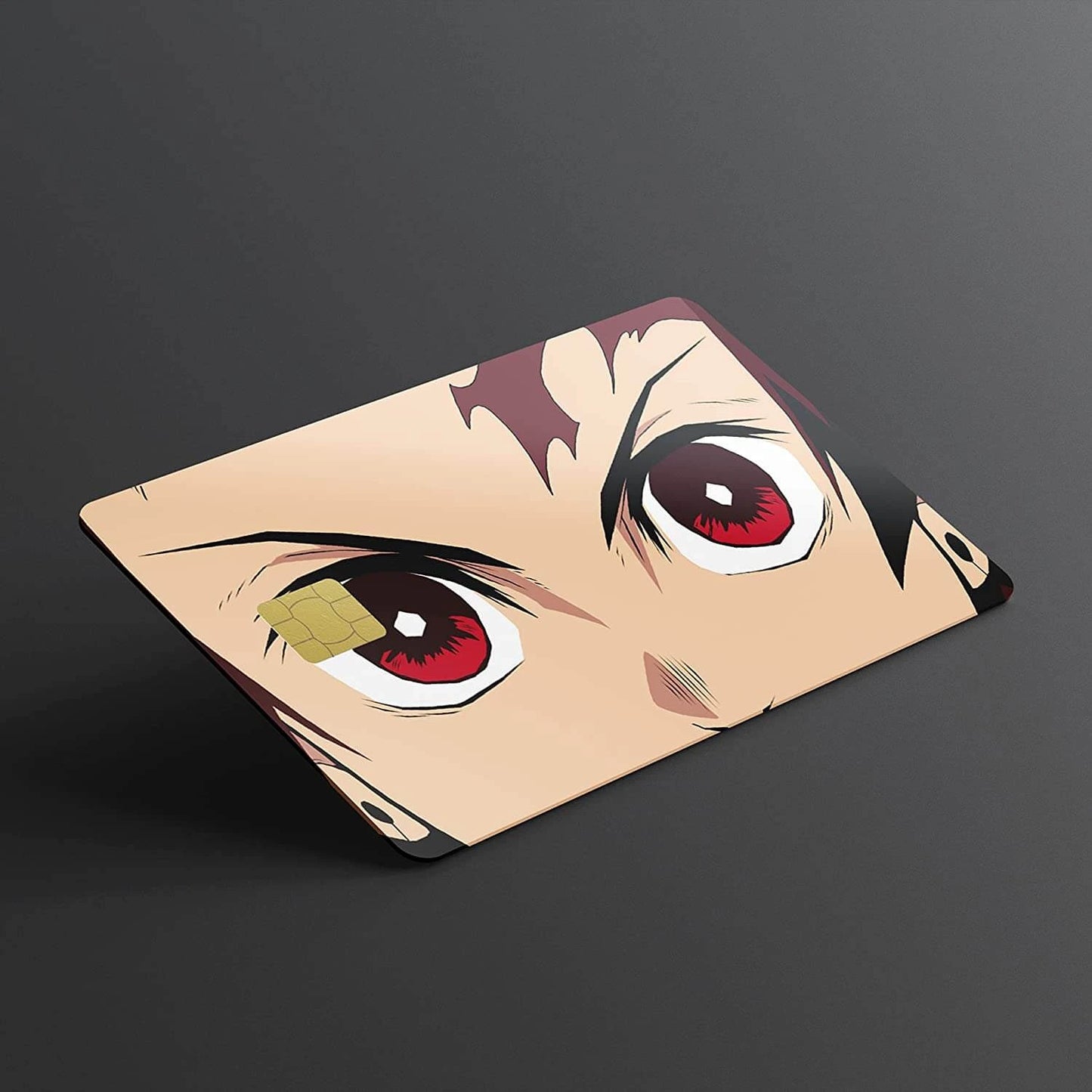 Tanjiro Eyes Demons-Slayer credit card skins