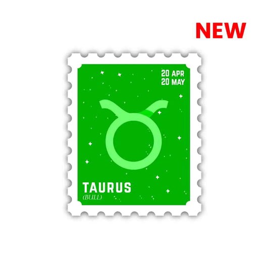 Taurus Zodiac Signs Laptop Sticker