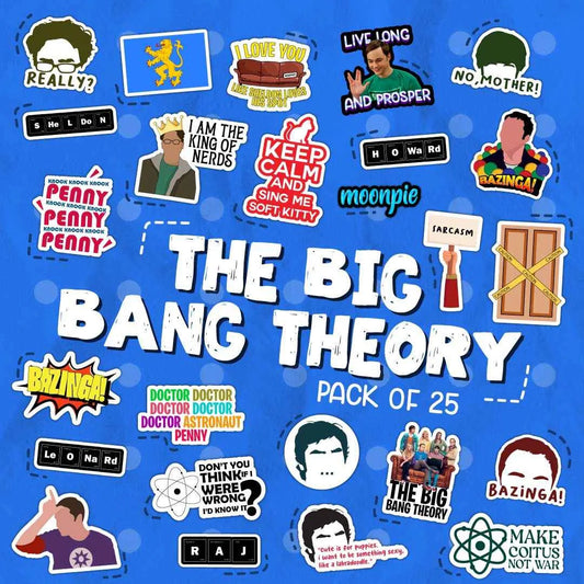 The Big Bang Theory Laptop Stickers