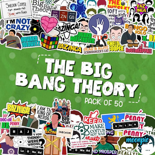 The Big Bang Theory Laptop Stickers