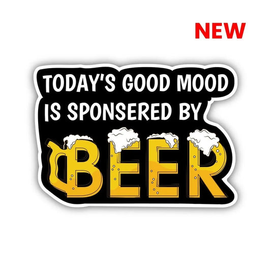 Today's Good Mood Laptop Sticker